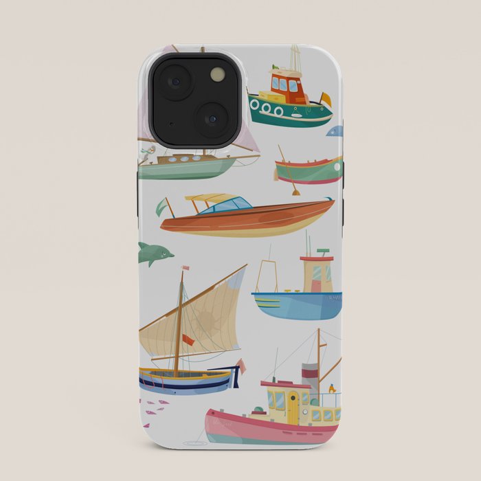 Boats poster iPhone Case Gallery Image 33