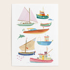 Boats poster Poster Gallery Image 4