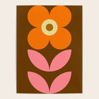 Retro Flower 10A Poster Gallery Image 4