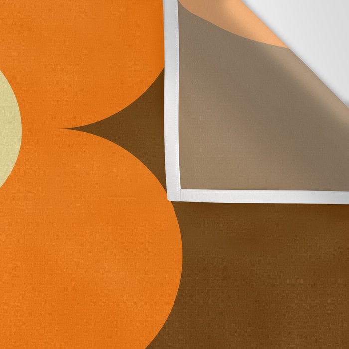 Retro Flower 10A Wall Tapestry Gallery Image 3