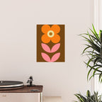 Retro Flower 10A Poster Gallery Image 2