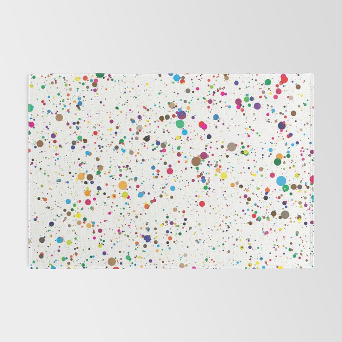 Confetti Paint Splatter Rug Gallery Image 2