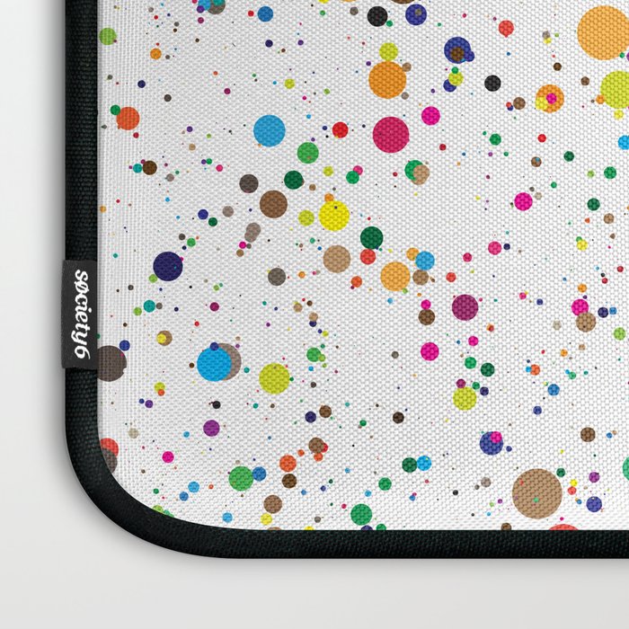 Confetti Paint Splatter Laptop Sleeve Gallery Image 3