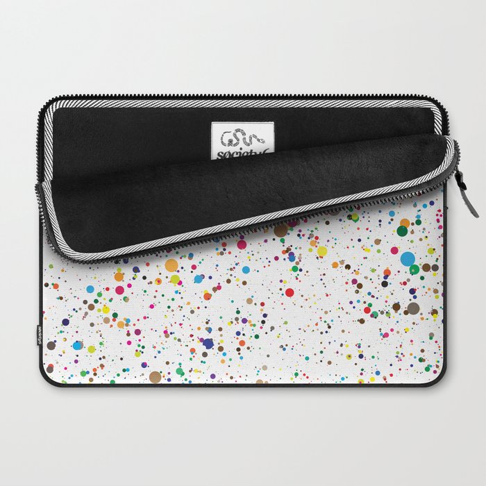 Confetti Paint Splatter Laptop Sleeve Gallery Image 2