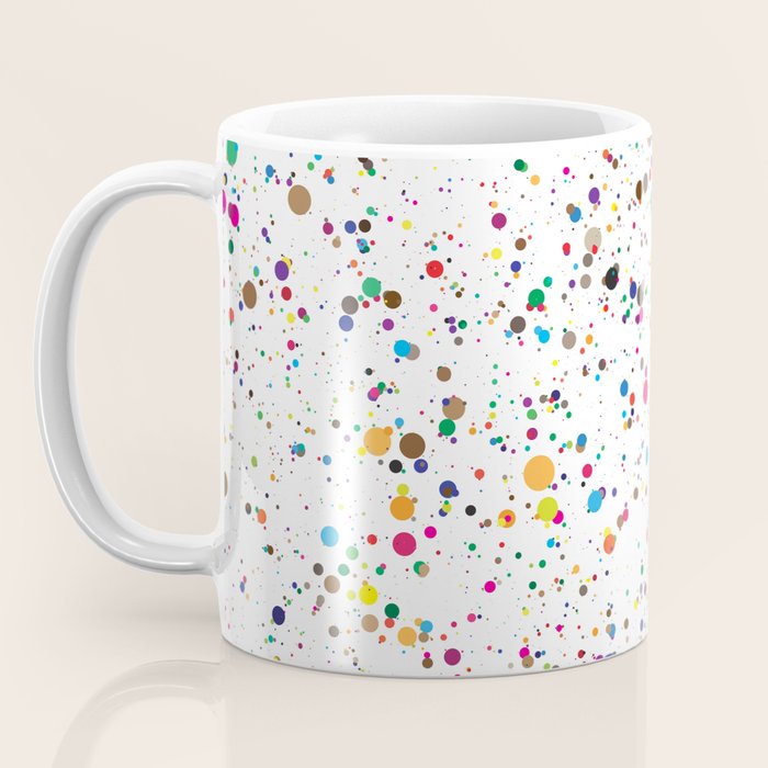 Confetti Paint Splatter Coffee Mug Gallery Image 3