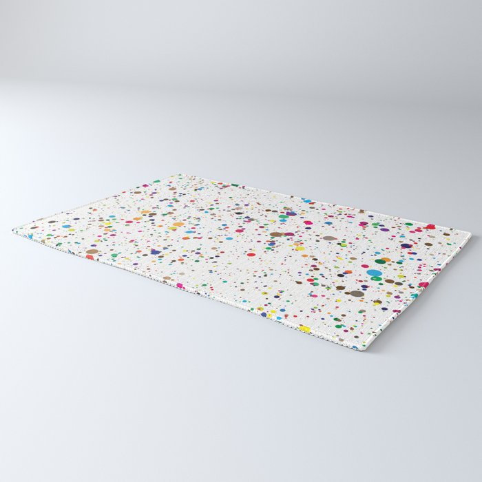 Confetti Paint Splatter Rug Gallery Image 3