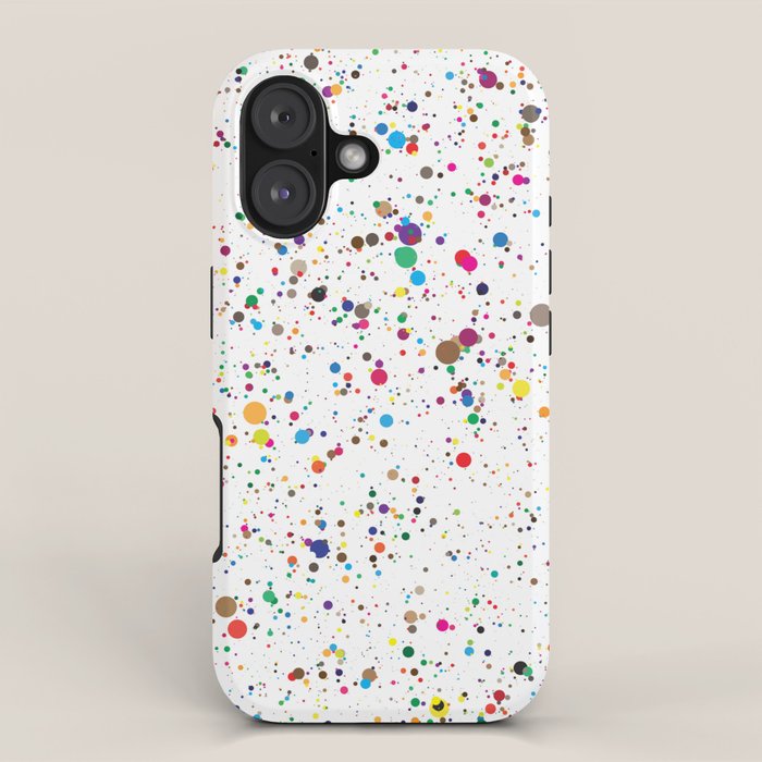 Confetti Paint Splatter iPhone Case Gallery Image 1