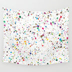 Confetti Paint Splatter Wall Tapestry Gallery Image 4