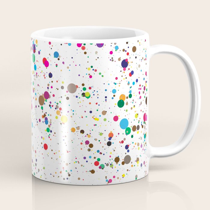 Confetti Paint Splatter Coffee Mug Gallery Image 1