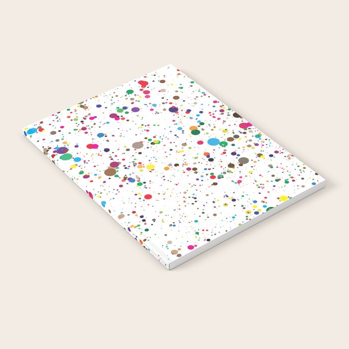 Confetti Paint Splatter Notebook Gallery Image 2