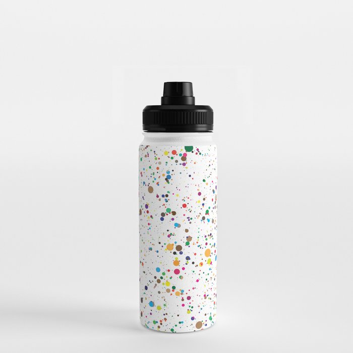 Confetti Paint Splatter Water Bottle Gallery Image 3