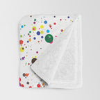 Confetti Paint Splatter Throw Blanket Gallery Image 3
