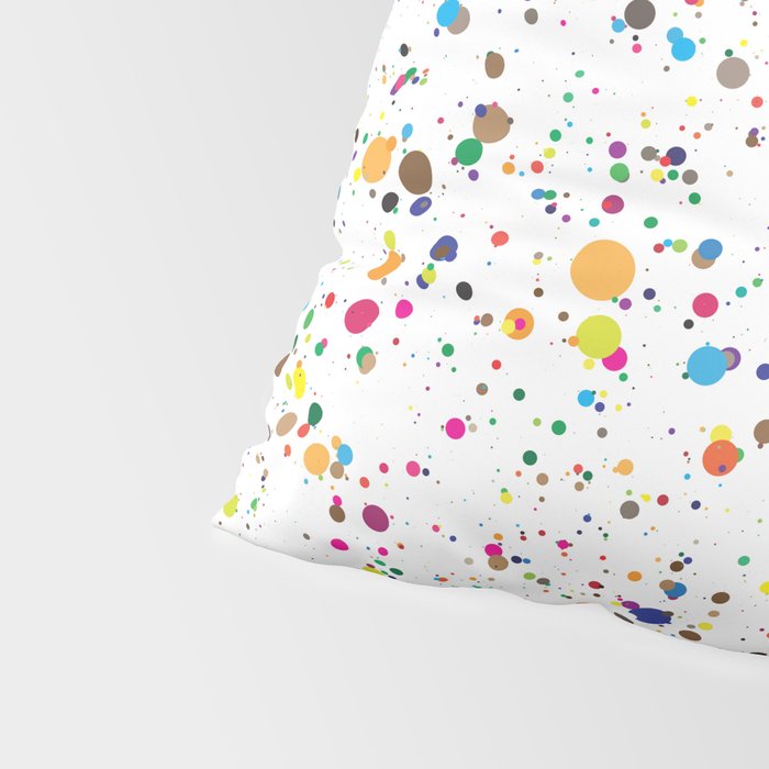 Confetti Paint Splatter Pillow Sham Gallery Image 4