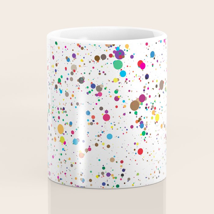 Confetti Paint Splatter Coffee Mug Gallery Image 4