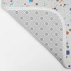 Confetti Paint Splatter Bath Mat Gallery Image 2