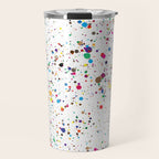 Confetti Paint Splatter Travel Mug Gallery Image 1