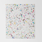 Confetti Paint Splatter Throw Blanket Gallery Image 2