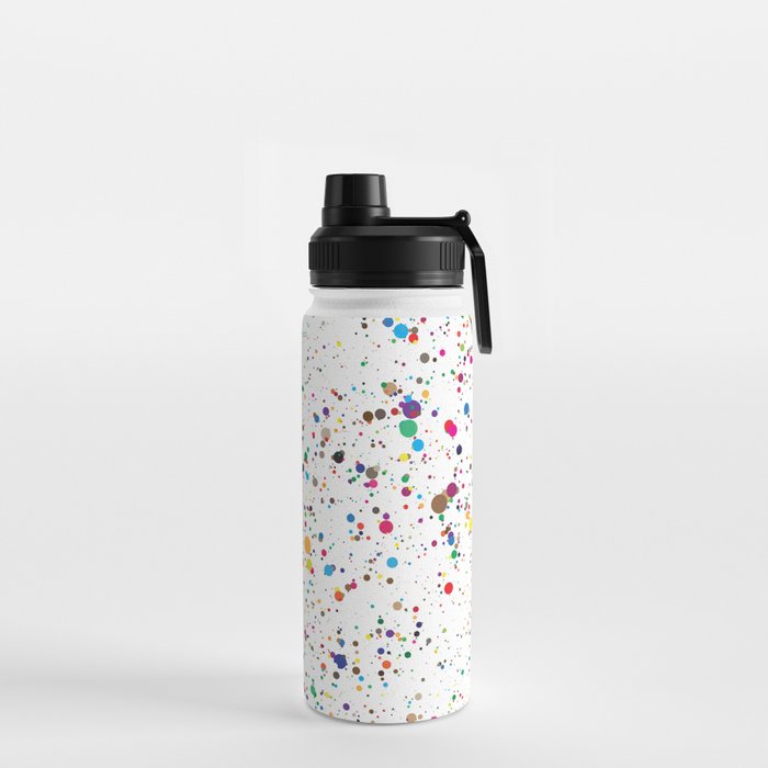 Confetti Paint Splatter Water Bottle Gallery Image 2
