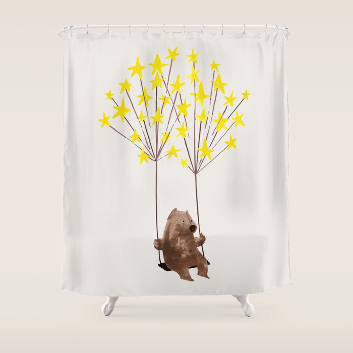 Stars Swing Shower Curtain Gallery Image 1