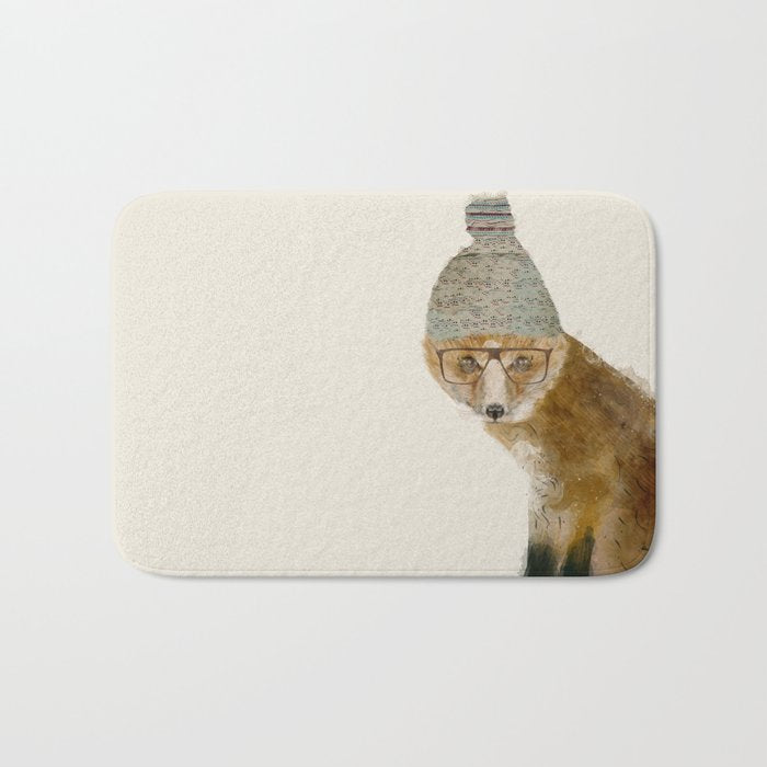 indy fox Bath Mat Gallery Image 1