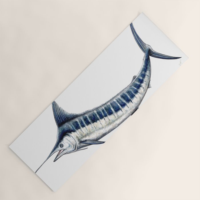 Blue Marlin (Makaira nigricans) Yoga Mat Gallery Image 1