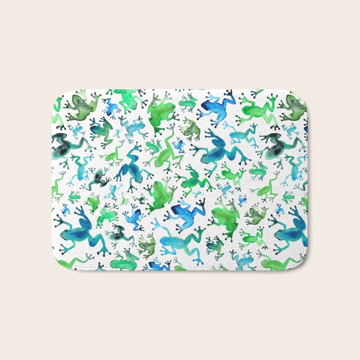 Tree Frogs Bath Mat Gallery Image 1