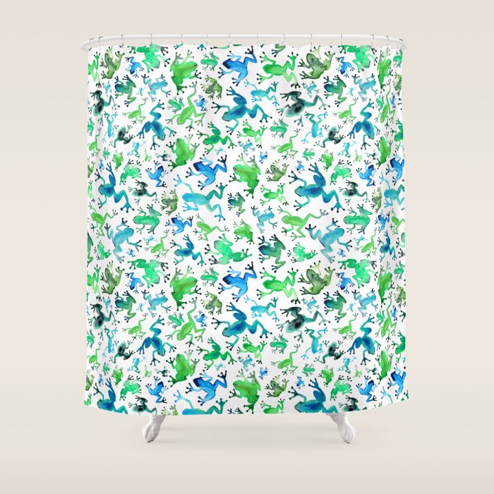 Tree Frogs Shower Curtain