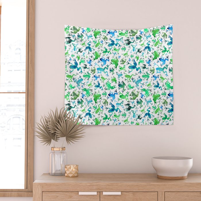 Tree Frogs Wall Tapestry Gallery Image 2