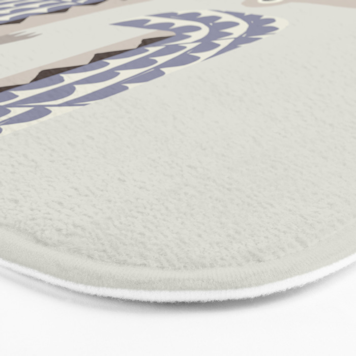 Whimsical Crocodile Bath Mat Gallery Image 3