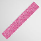 Hand Knit Hot Pink Table Runner Gallery Image 3
