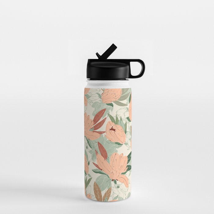 Big floral blossoms MF-24 Water Bottle Gallery Image 1