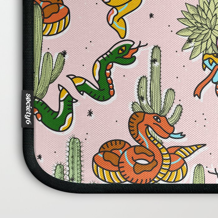 Join Or Die #illustration #wildlife #pattern Laptop Sleeve Gallery Image 3