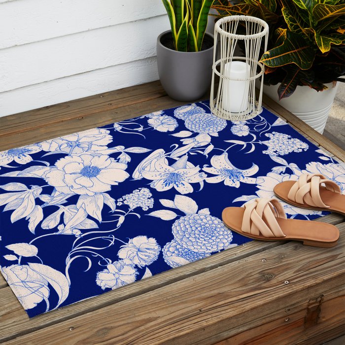 Art Nouveau IV - Night Outdoor Rug Gallery Image 2