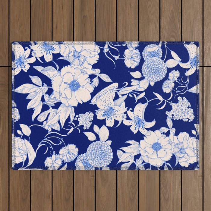 Art Nouveau IV - Night Outdoor Rug Gallery Image 1