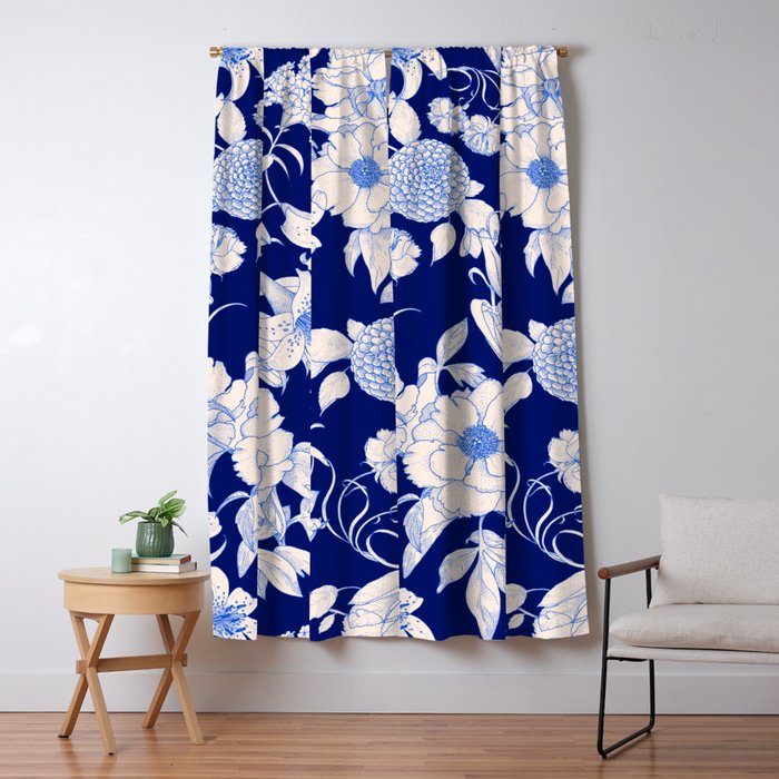 Art Nouveau IV - Night Window Curtain Gallery Image 1