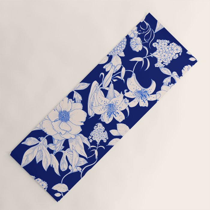 Art Nouveau IV - Night Yoga Mat Gallery Image 1
