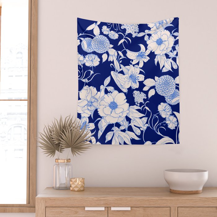 Art Nouveau IV - Night Wall Tapestry Gallery Image 2