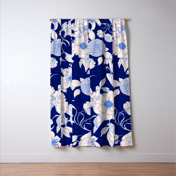 Art Nouveau IV - Night Window Curtain Gallery Image 3