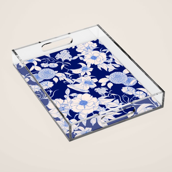 Art Nouveau IV - Night Acrylic Tray Gallery Image 1
