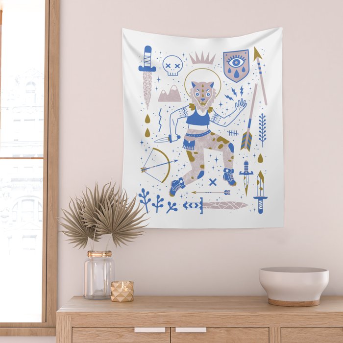 The Warrior Wall Tapestry Gallery Image 2