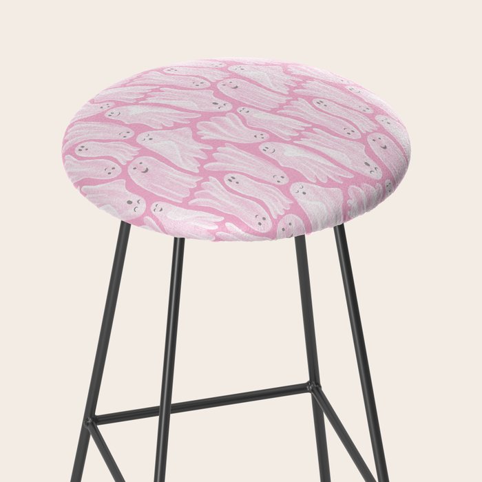 Gossamer Ghosts - pink Stool Gallery Image 2