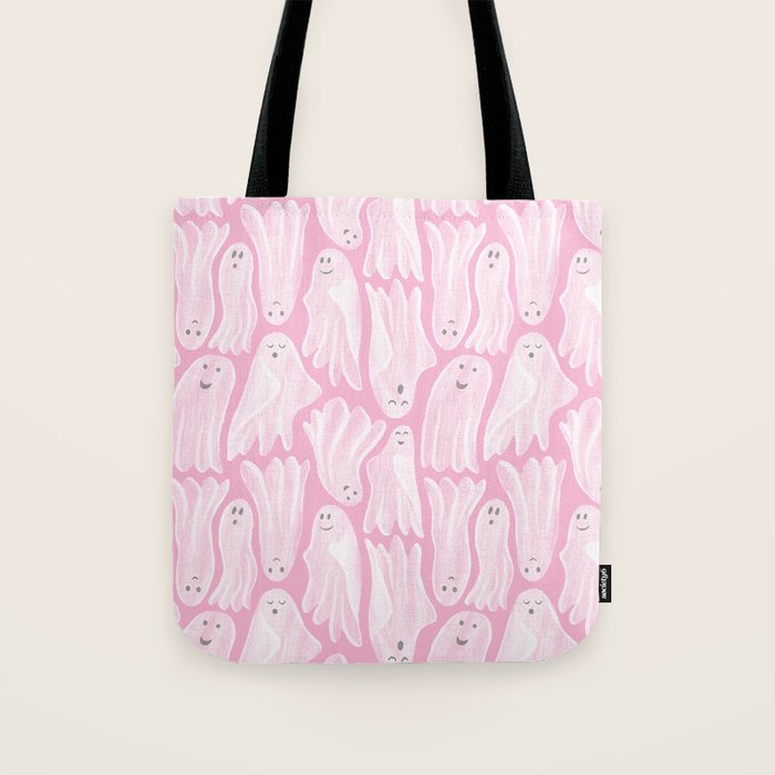 Gossamer Ghosts - pink Tote Bag Gallery Image 1