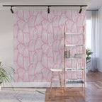 Gossamer Ghosts - pink Wall Mural Gallery Image 1