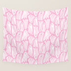 Gossamer Ghosts - pink Wall Tapestry Gallery Image 4