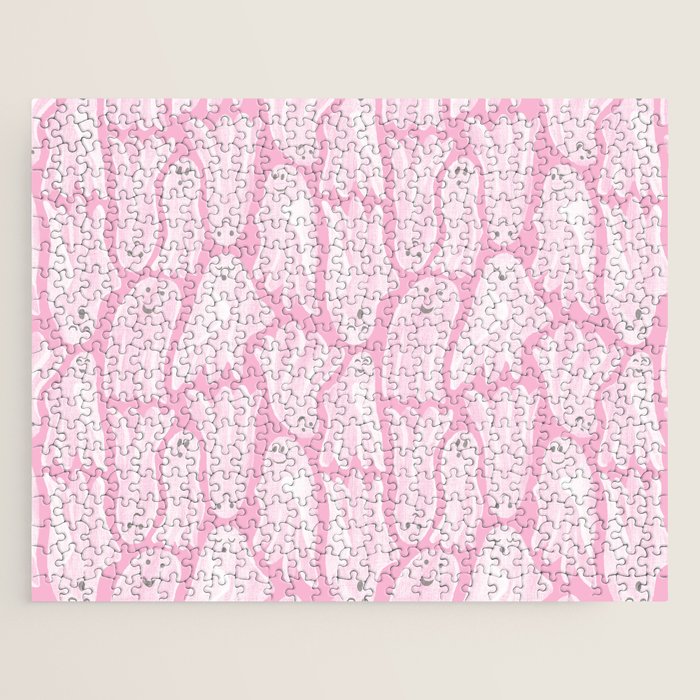 Gossamer Ghosts - pink Jigsaw Puzzle Gallery Image 1