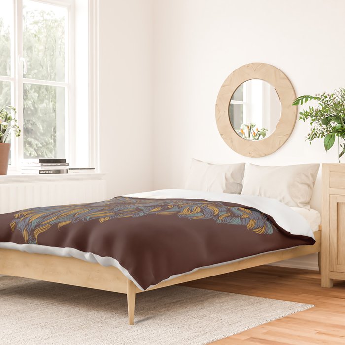 Wolf (Lone) 2.0 Duvet Cover Gallery Image 2