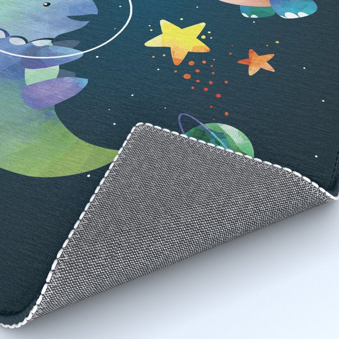 Space Triceratops dinosaur Rug Gallery Image 4