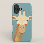 Giraffe, Animal Portrait iPhone Case Gallery Image 1
