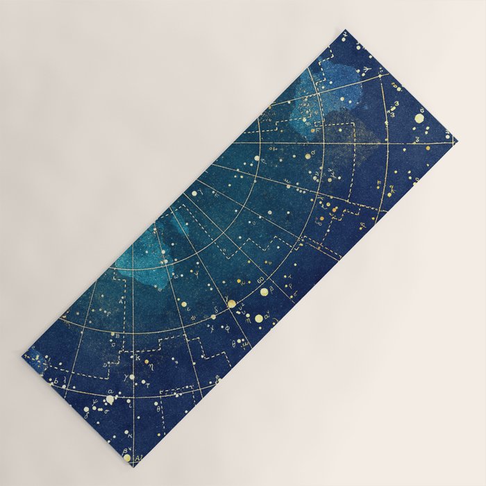 Star Map :: City Lights Yoga Mat Gallery Image 1
