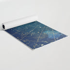 Star Map :: City Lights Yoga Mat Gallery Image 2